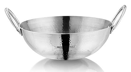 Vinod Stainless Steel Claro Kadhai Hammered 26