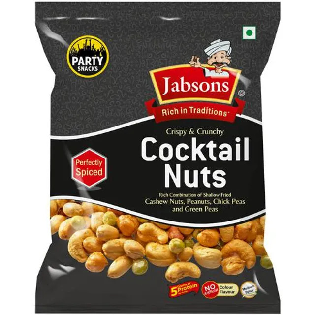 JABSONS Namkeen - Cocktail Nuts, 120 g