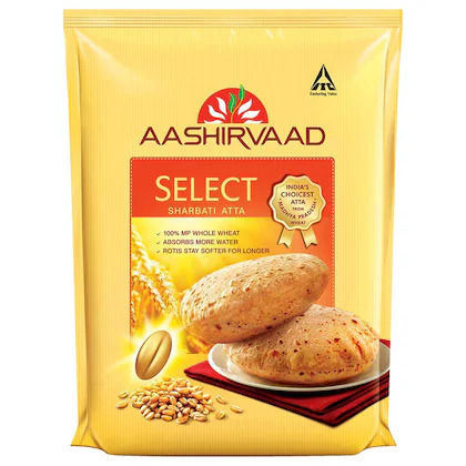 Aashirvaad Select Sharbati Wheat Atta 5 kg