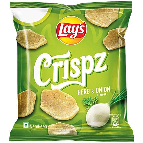 Lays Shapez Crispz Heb & Onion Flavour 22g
