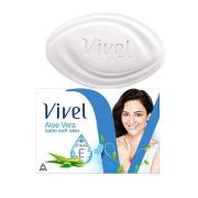 Vivel Aloe Vera Satin Soft Skin Soap 100 g (Pack of 4)