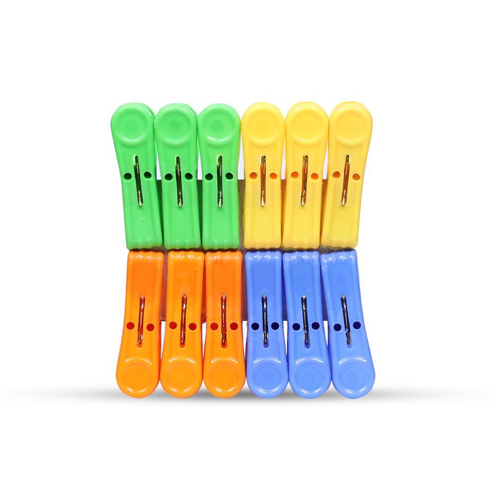 Jatin Verna Plastic Cloth Clips 12N