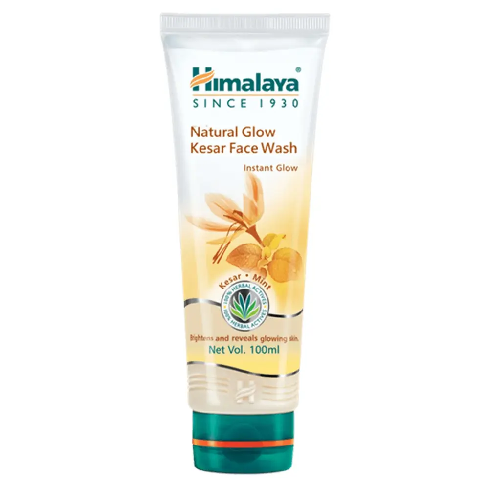 Himalaya Natural Glow Kesar Face Wash, 100 ml