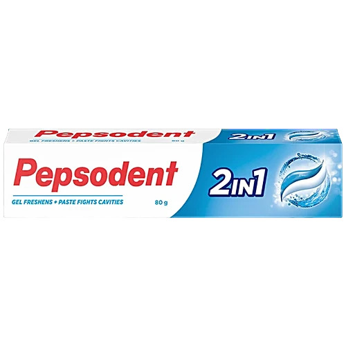 Pepsodent 2in1 gel Freshness + Paste Fight Cavities, 80G