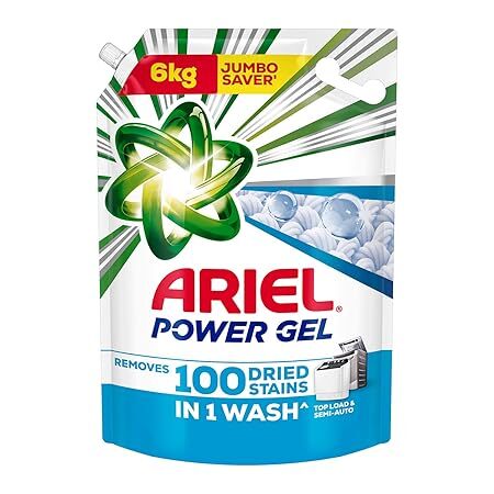 Ariel Power Gel Top Load & Semi Auto 6KG