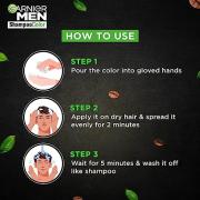 Garnier Men, Liquid Hair Colour, Shampoo Color, 3.16 Burgundy, 10ml+10ml