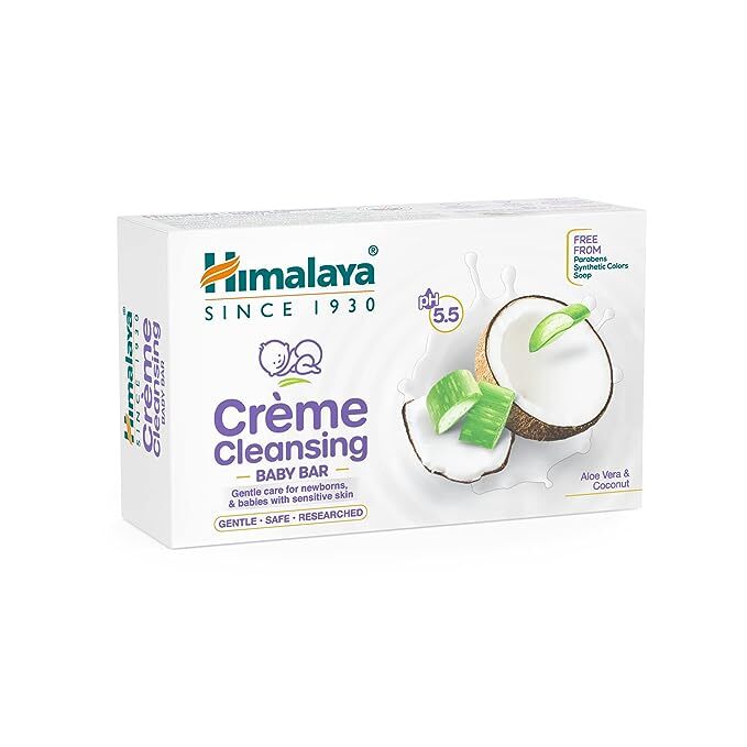 Himalaya Creme Cleansing Baby Bar, 125 gm