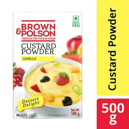 Brown Polson Custard Powder Vanilla 500g