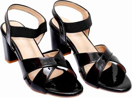 Black Premium Heel For Ladies