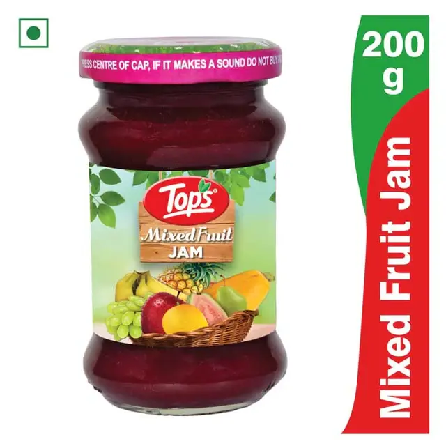 Tops Mixed Fruit Jam, 200 gm