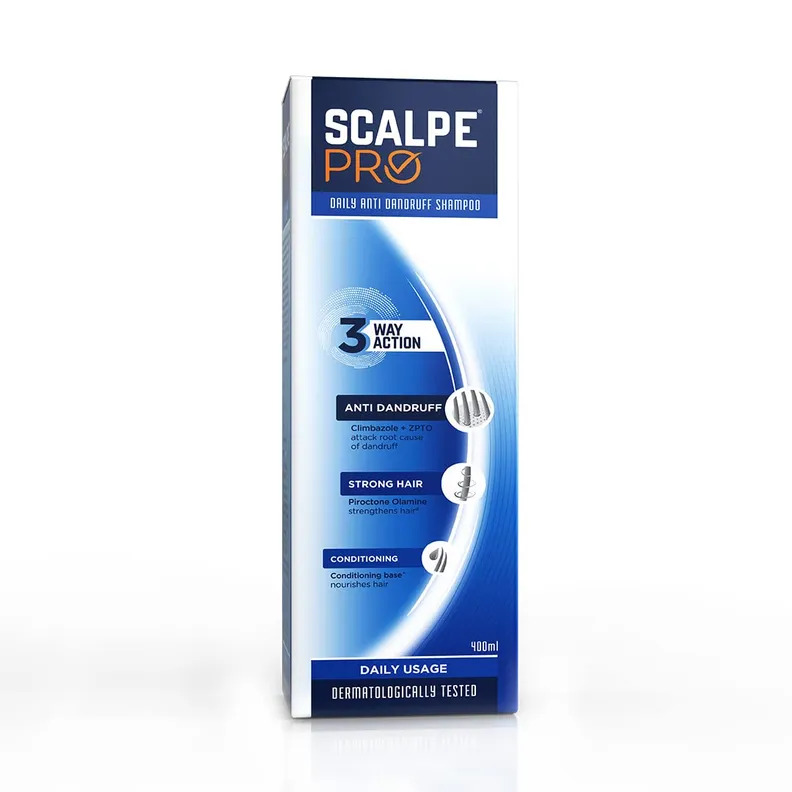 Scalpe Pro Daily Anti Dandruff Shampoo, 400 ml