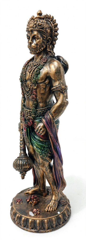 Antique Bronze Lord Hanuman Idol 1pc