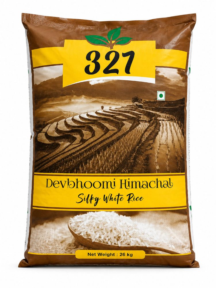 327 Dev Bhoomi Himachal Silky White Rice 26KG