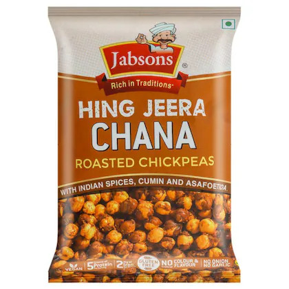 Jabsons Hing Jeera Chana Roasted Chickpeas, 150g