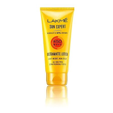 Lakme Sun Expert SPF 50 PA+++ Ultra Matte Lotion Sunscreen, 50 ml