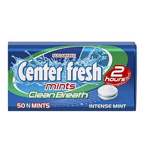 Mentos 60 Minutes Clean Breath Lozenges Menthol Eucalyptus Flavour 12Mint