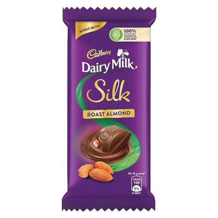 Cadbury Dairy Milk Silk Roast Almond Chocolate Bar 58g