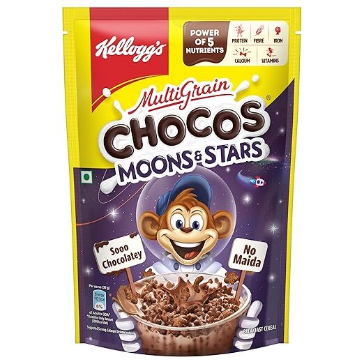 Kelloggs MultiGrain Chocos Moon Stars 360g