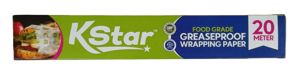 KStar Food Grade Greaseproof Wrapping Paper 20MTR