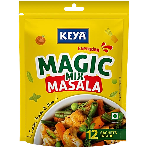 Keya Magic Mix Masala 12 Sachet Inside