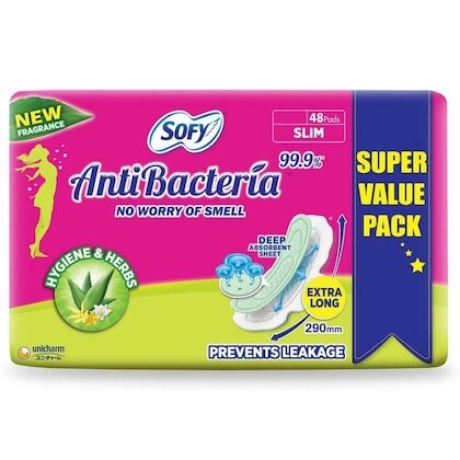 Sofy Anti Bacteria Slim XL48Pads