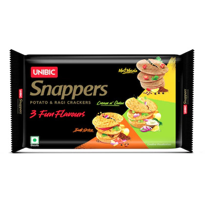 Unibic Assorted Snapper Potato & Ragi Crackers Biscuit 280 g