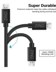 Micro To USB 2.0 Round Cable With High Speed Charging