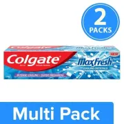 Colgate Maxfresh Blue Peppermint Ice Gel Toothpaste, 2x150 g Multipack
