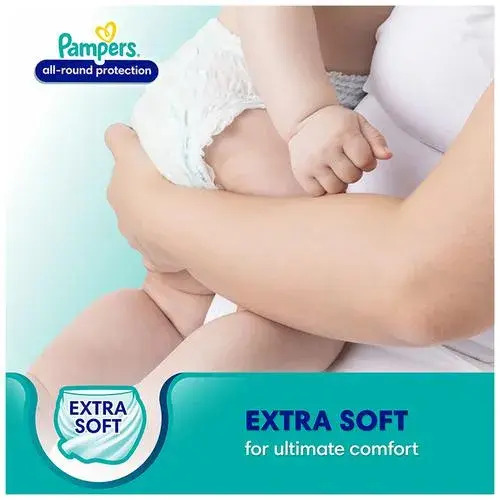Pampers Diaper Pants- Medium Size, All Round Protection, Anti-Rash Blanket, New & Improvd, 12 Pants