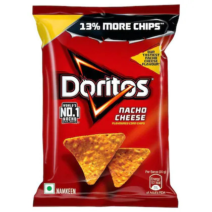 Doritos Nacho Cheese Corn Chips 53g