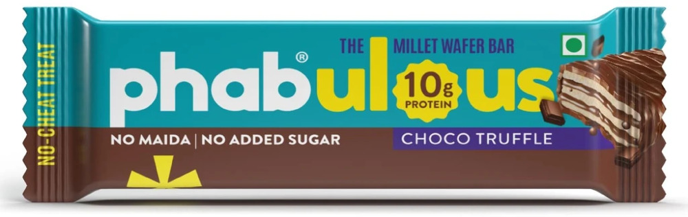 Phabulous The Millet Wafer Bar Choco Truffle 40gm