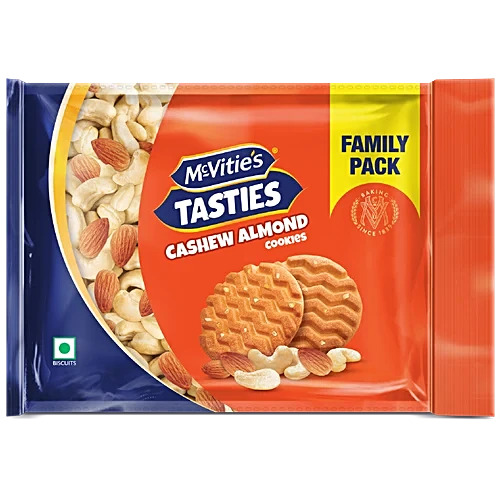 Mcvities Tasties Cashew Almond Cookies, 560G