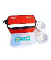 Friends Aqual Plus Stainless Steel With Double Wall Lunch Box