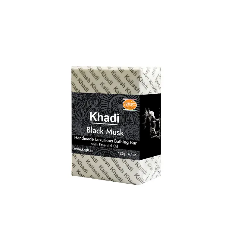 Khadi Black Musk Soap, 125 g