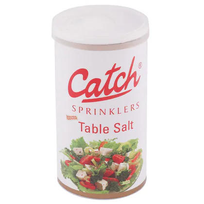 Catch Sprinklers - Iodised Table Salt/Namak, 200 g Can