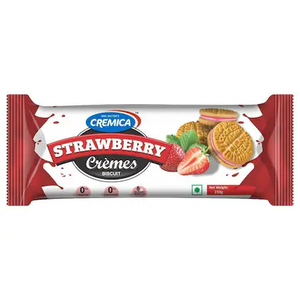 Cremica MagiCreme Strawberry Biscuits 64 g