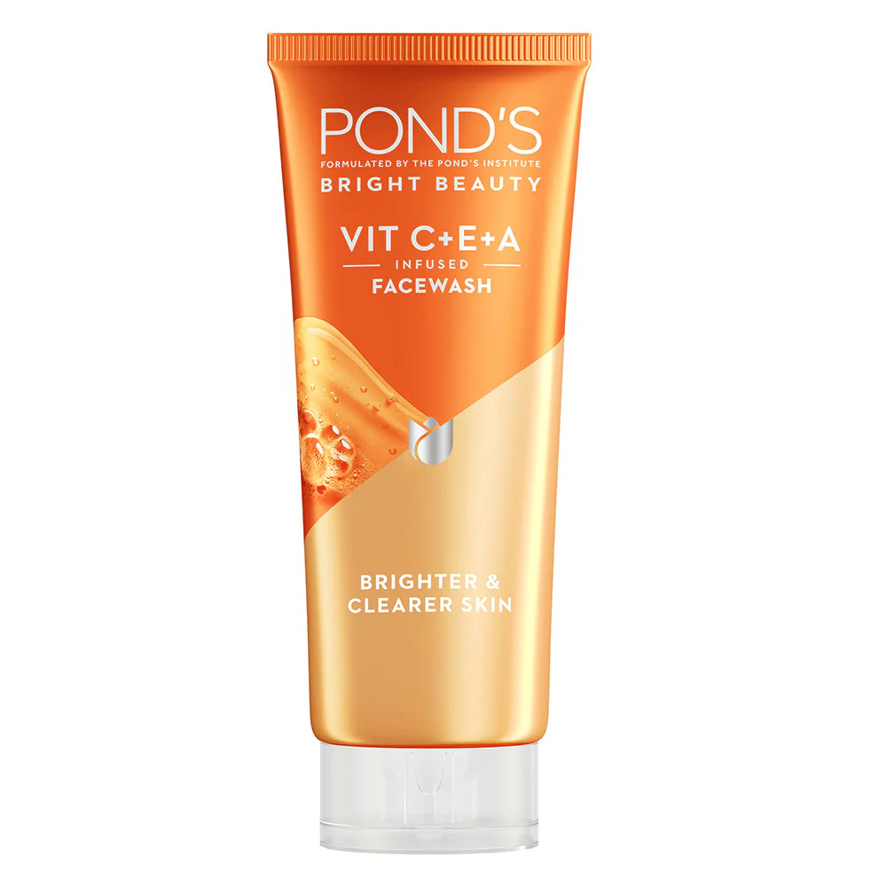 Pond's Bright Beauty Vit C+E+A Facewash Brighter & Clearer Skin, 100g