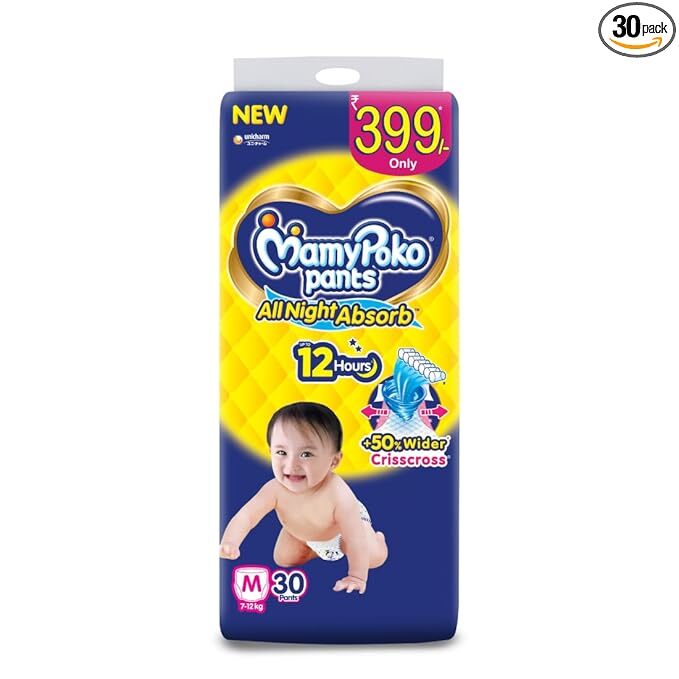 MamyPoko Pants All Night Absorb M-30 Pants