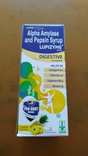 Alpha amylase and Pepsin syrup