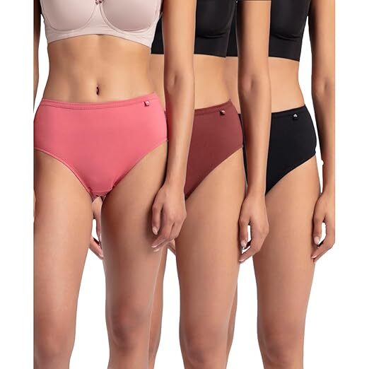 Jockey Woman Simple Comfort Hipster 1406 L Dark Assorted 3 Pc Pack