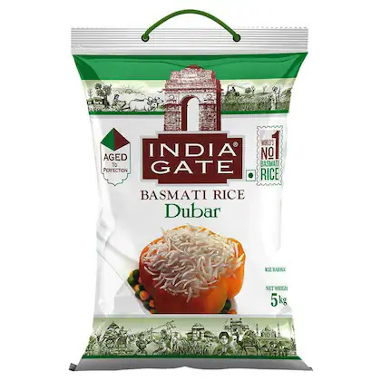 India Gate Dubar Basmati Rice 5 kg