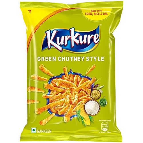 Kurkure Green Chutney Style Namkeen 72g