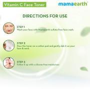 Mamaearth Vitamin C Face Toner with Vitamin C and Cucumber for Pore Tightening, 200 ml