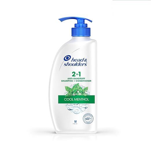 Head & Shoulders 2-In-1 Cool Menthol Anti-Dandruff Shampoo + Conditioner 650 ml