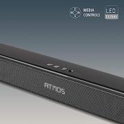 Zebronics ZEB-JUKE BAR 9800 DWS PRO DOLBY ATMOS Bluetooth Home Theater Soundbar With Digital Wireless Subwoofer Supporting 4K HDR, USB, AUX, Optical, 3xHDMI & Remote Control. (450 Watt, 2.1.2 Channel)