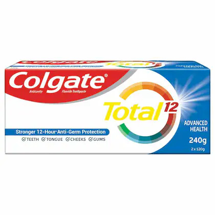 Colgate Total Advanced Health Toothpaste 120 g (Pack of 2)