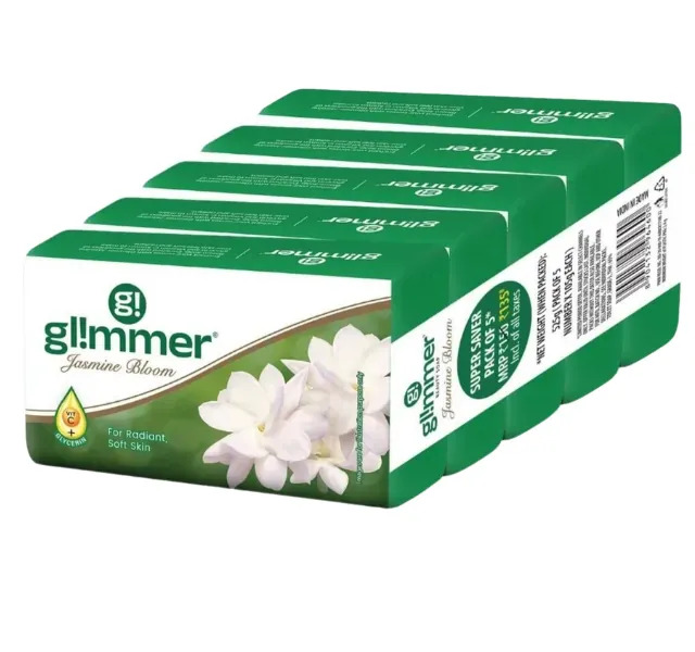 Glimmer Jasmine Bloom Soap 500gm (Pack Of 5)