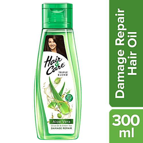 Hair & Care Triple Blend Aloe Vera Olive Oil & Green Tea Damage Repair, 300Ml