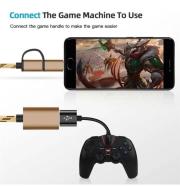 2 in 1 OTG Adapter Cable Micro USB+USB C to USB 3.0