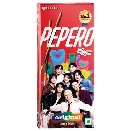 Lotte Pepero Crunchy Biscuit Sticks 39g